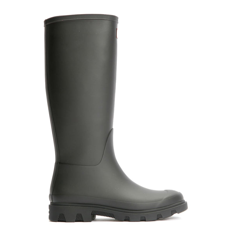 Hunter Downpour Tall Bottes En Caoutchouc Noires Pour Femmes