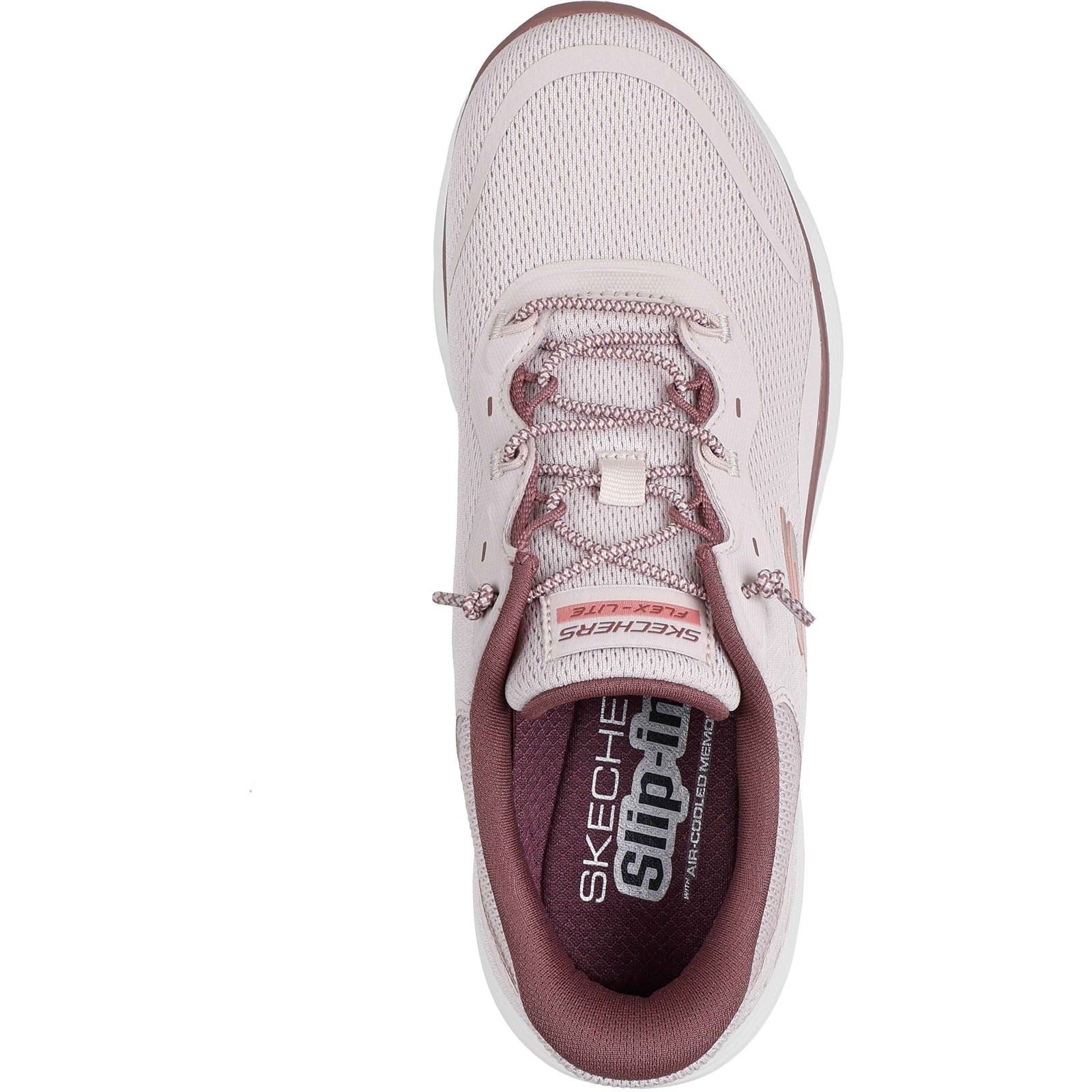 Skechers Flex Appeal 5.0 Easy Breezy Baskets Légères Mauves Pour Femmes En Textile