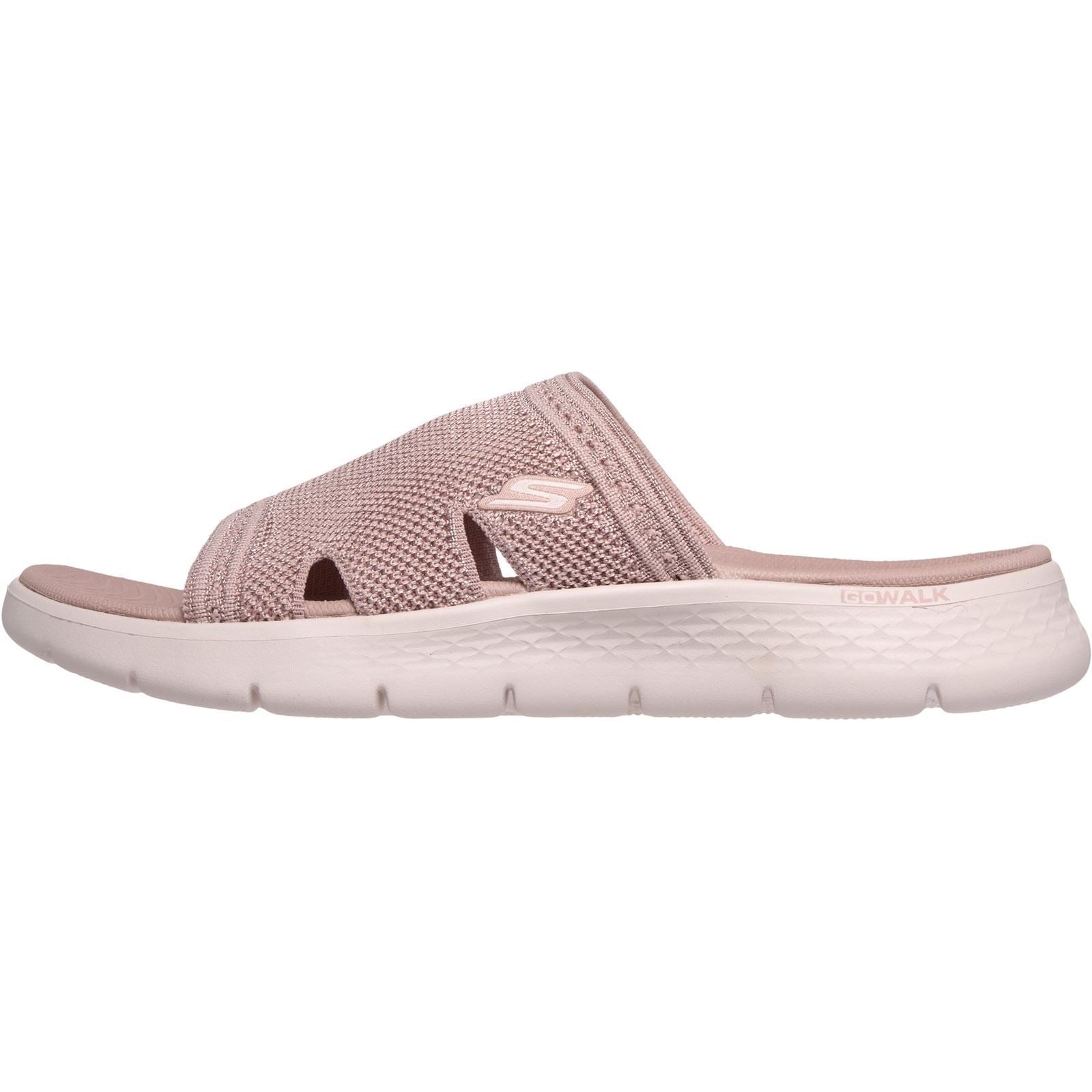 Skechers Go Walk Flex Sandales Blush En Polyester Pour Femmes