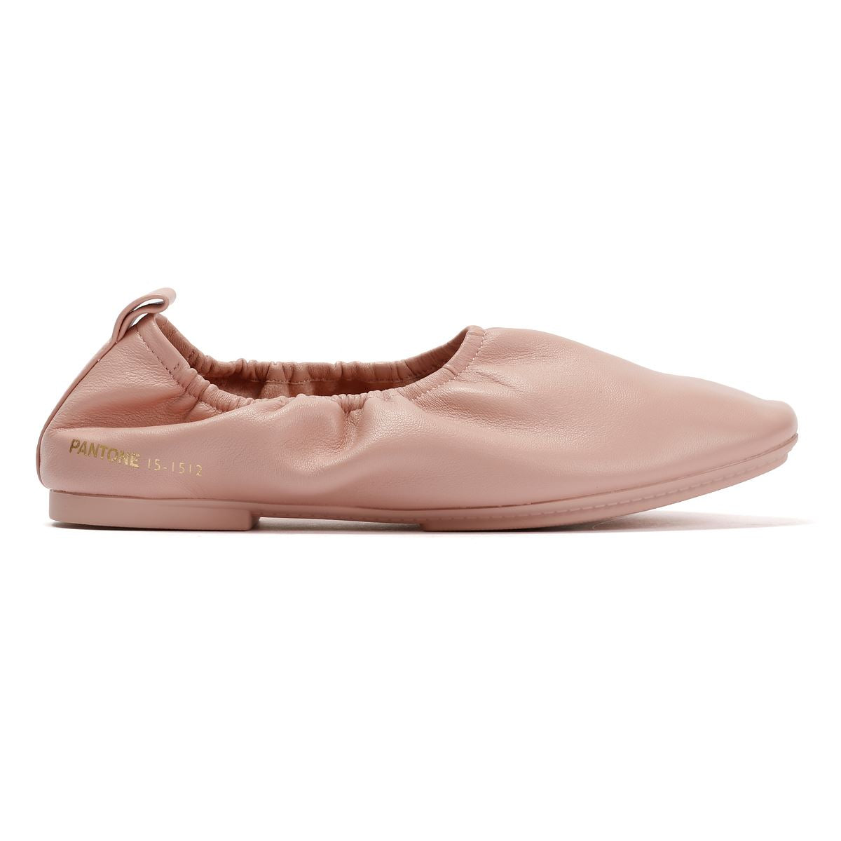 FitFlop X Pantone Delicato Ballerina Chaussures En Cuir Roses Pour Femmes