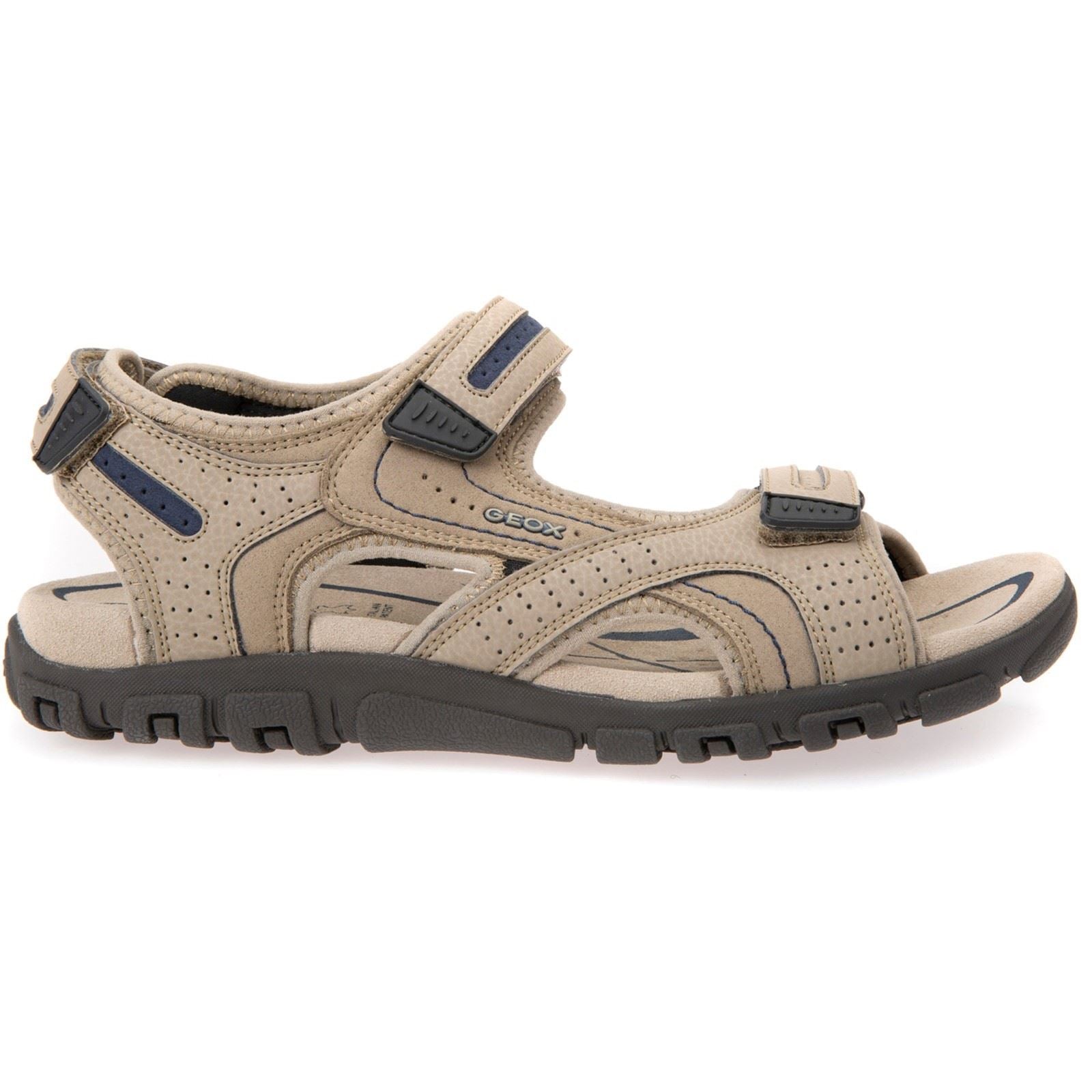 Geox UOMO SANDAL STRADA Tongs Pour Hommes Sand/navy