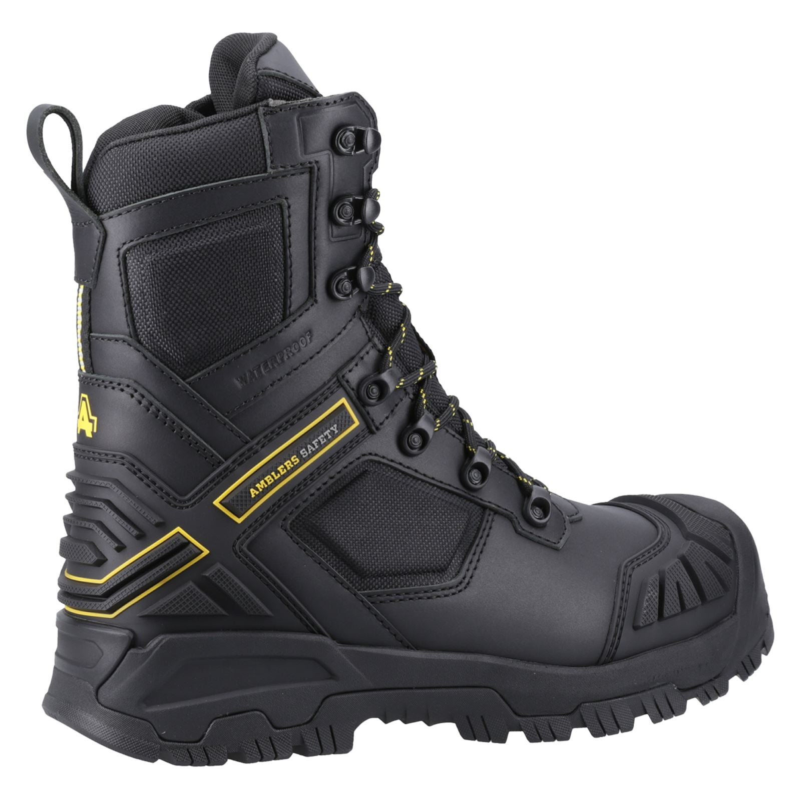 Amblers Safety Bottes De Sécurité Noires En Cuir Dynamite