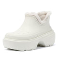 Crocs Stomp Lined Shorty Bottes Blanches Pour Femmes