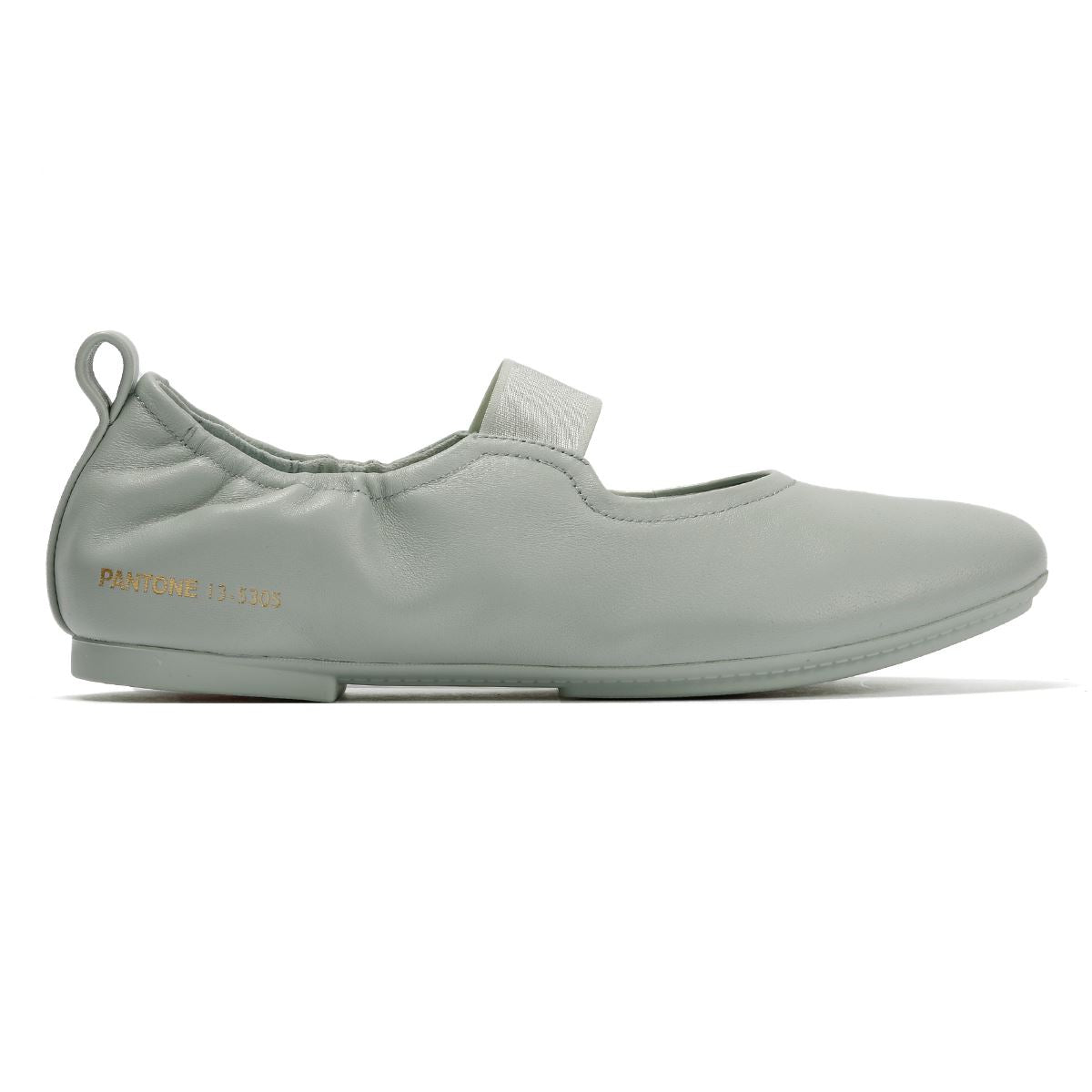 FitFlop X Pantone Delicato Mary Jane Chaussures En Cuir Vertes Pour Femmes