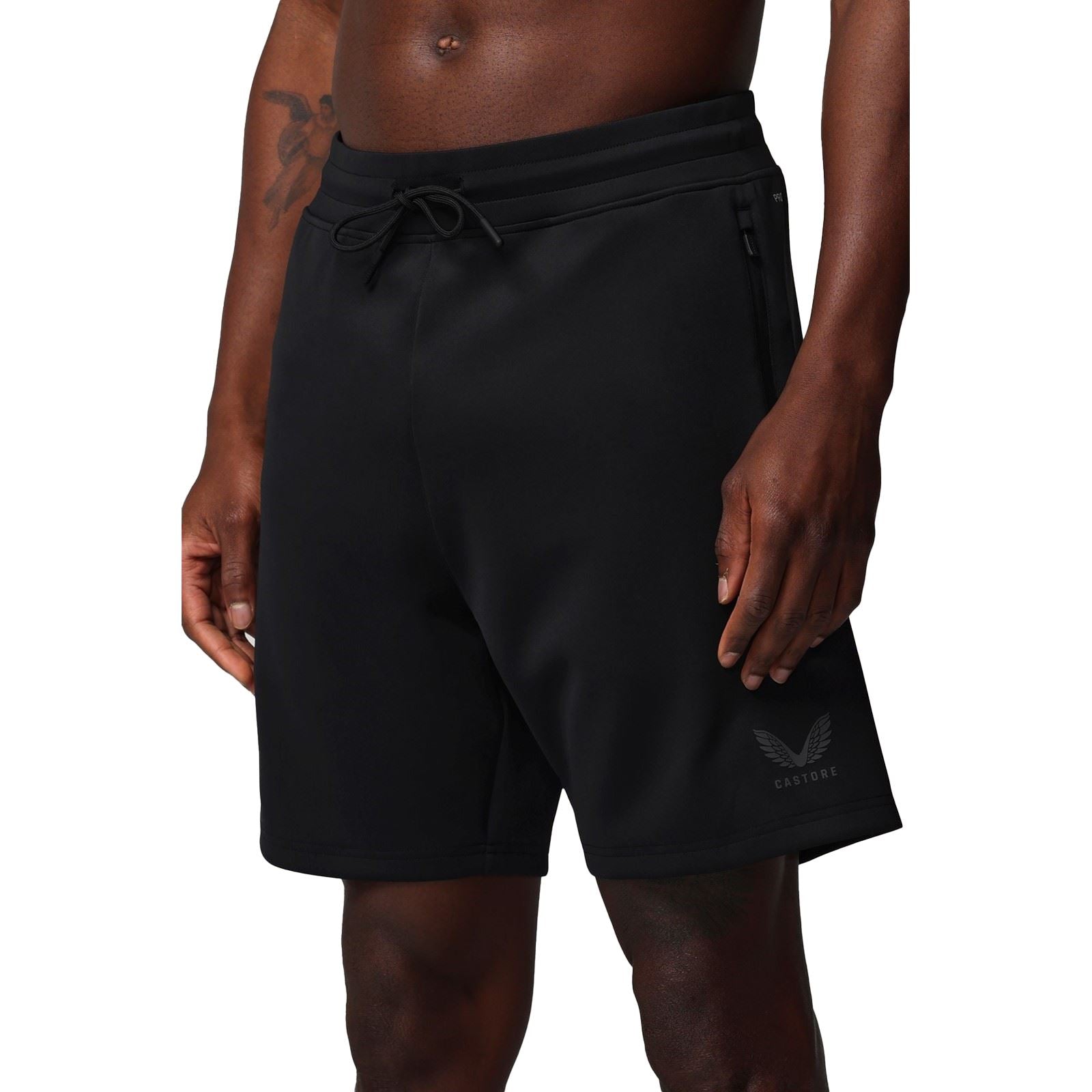 Castore Flex Shorts De Sport Noirs Pour Hommes