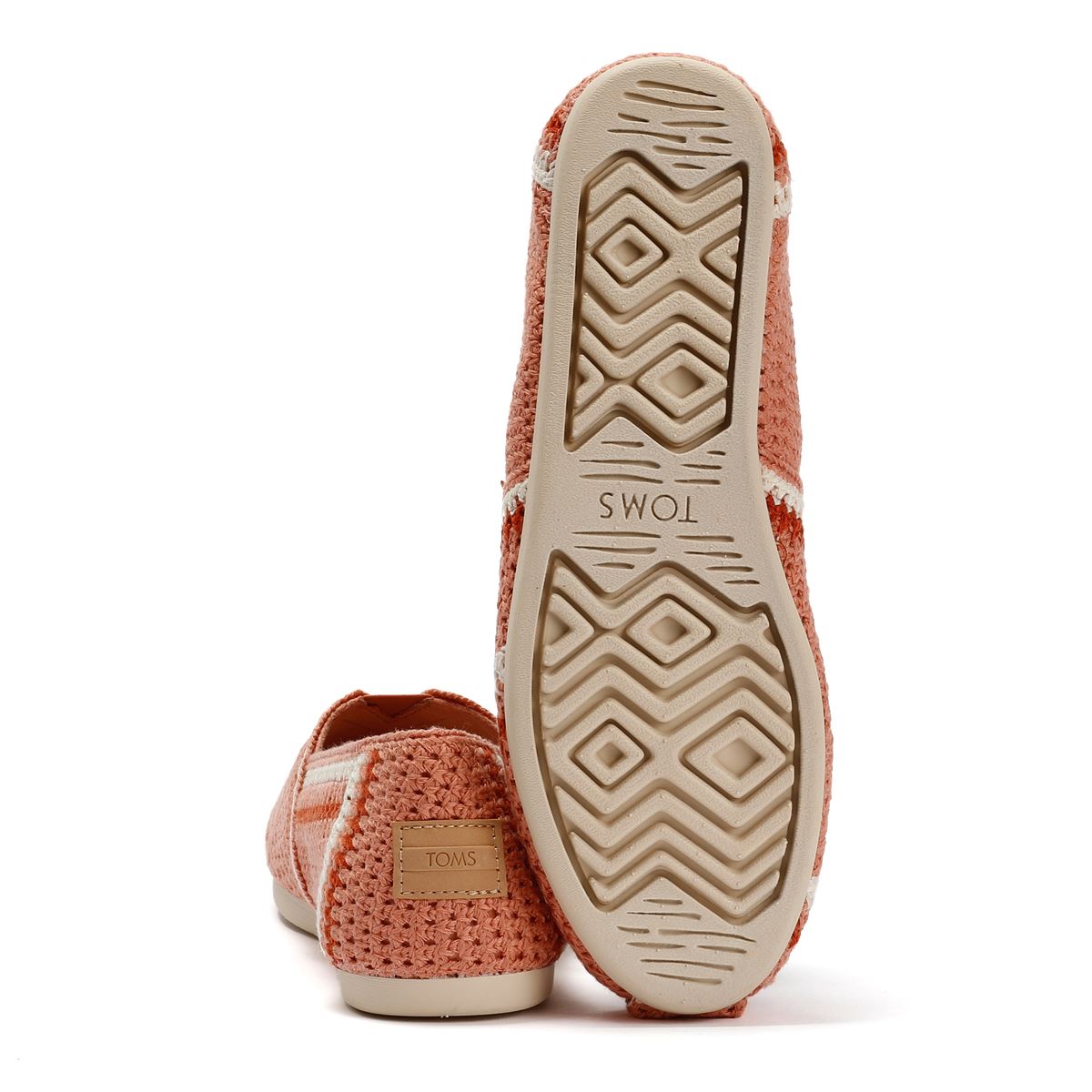 TOMS Alpargata Classic Espadrilles Roses En Coton Pour Femmes