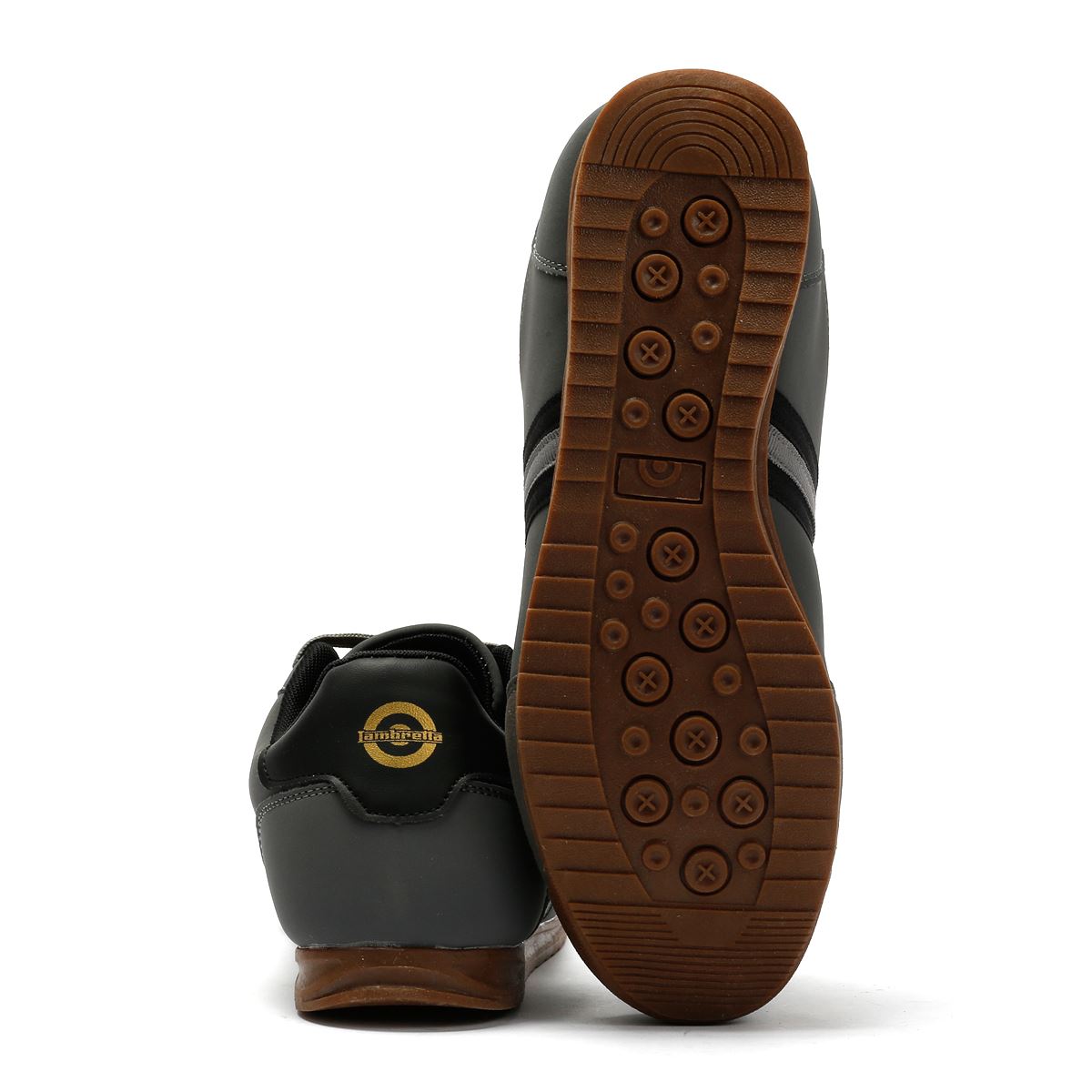 Lambretta Tackle Baskets Grises Pour Hommes