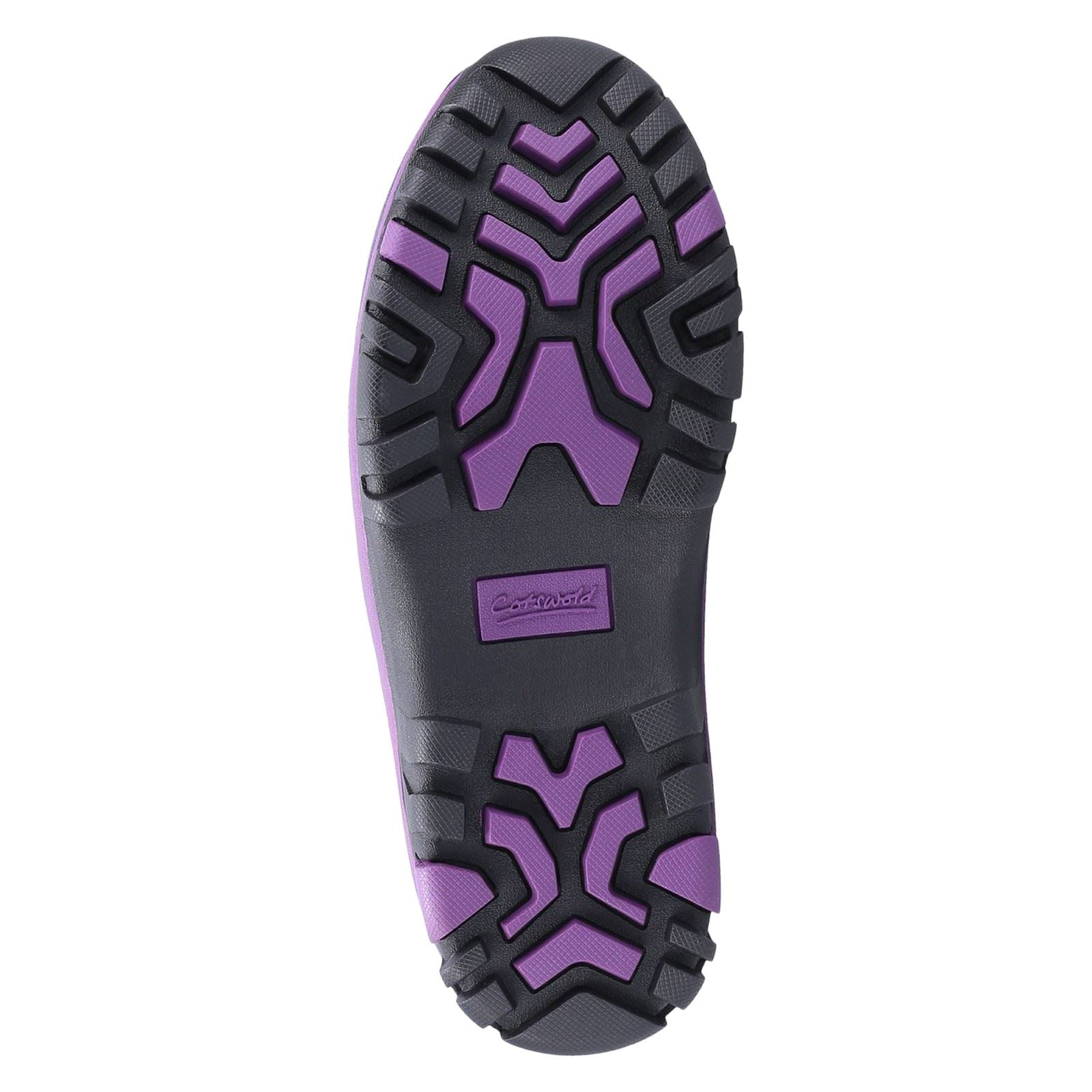 Cotswold Blaze Bottes En Caoutchouc Violettes Pour Femmes Tpr+ Néoprène