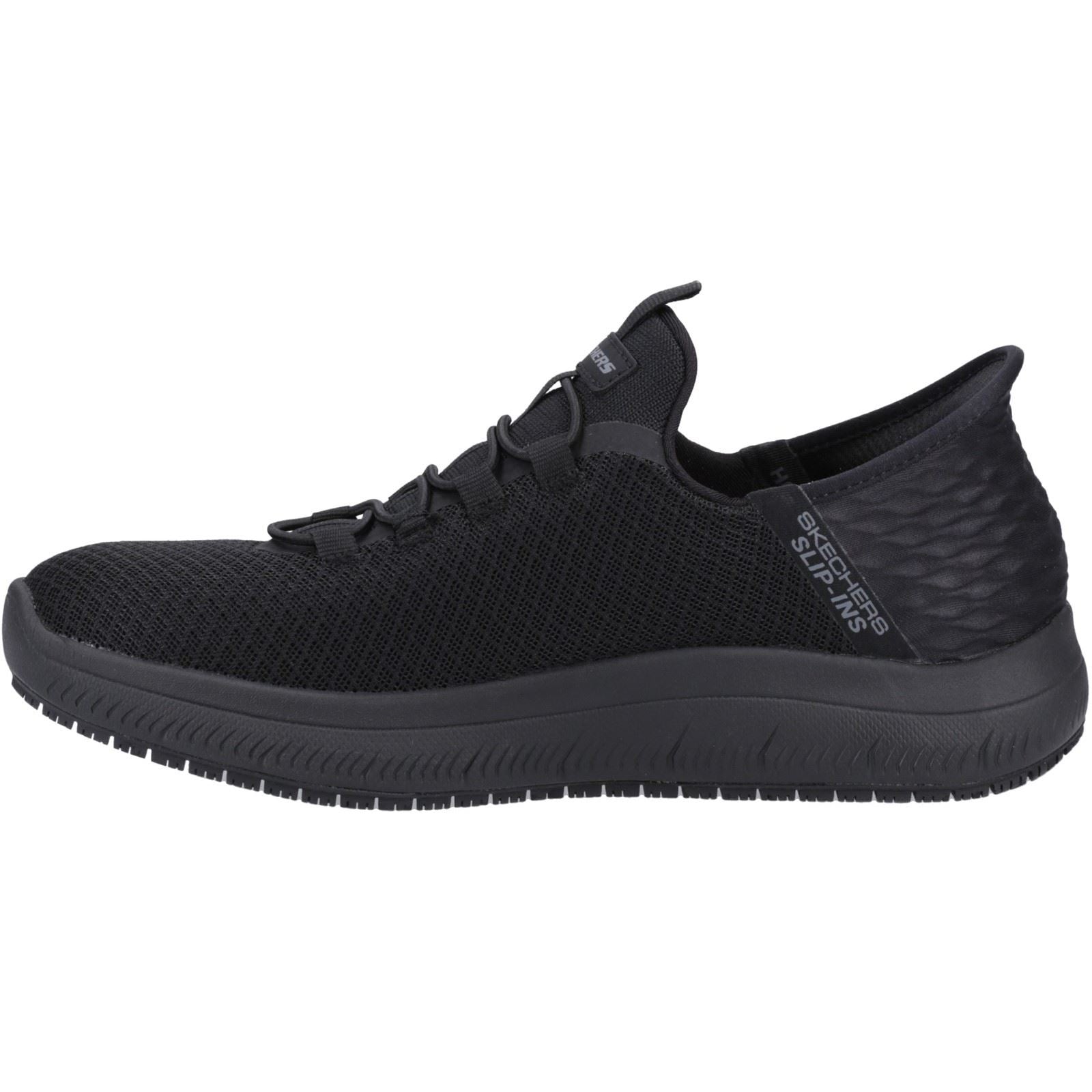 Skechers Workwear Summits - Colsin Baskets De Sécurité Noires Pour Hommes En Textile