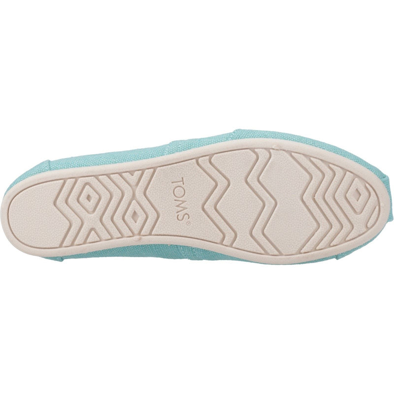 TOMS Alpargata Classic Espadrilles En Jute Pour Femmes En Bleu Aqua