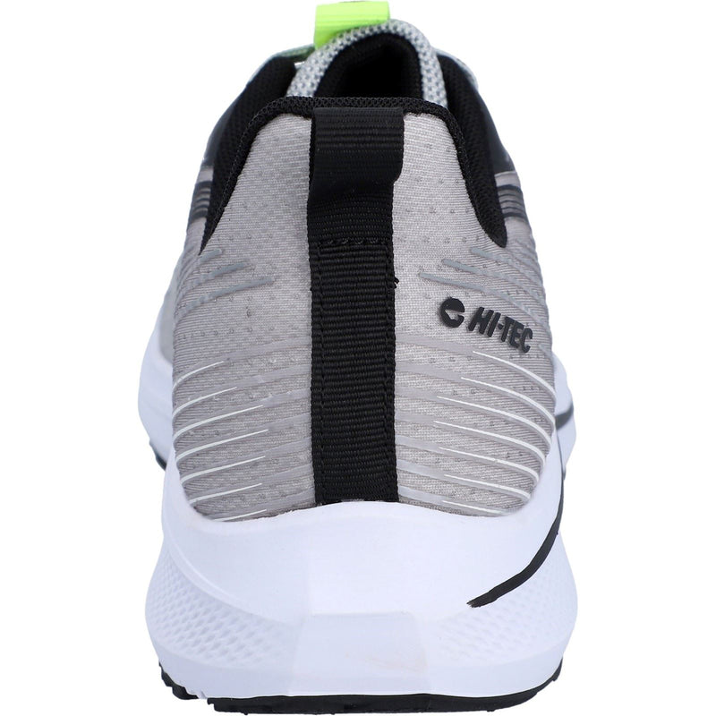 Hi-Tec Santorini Sneakers Pour Hommes En Polyester Cool Grey/black/acid Lime