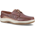 Sperry Billfish 3 Eye Chaussures Bateau Larges Pour Homme En Cuir Marron
