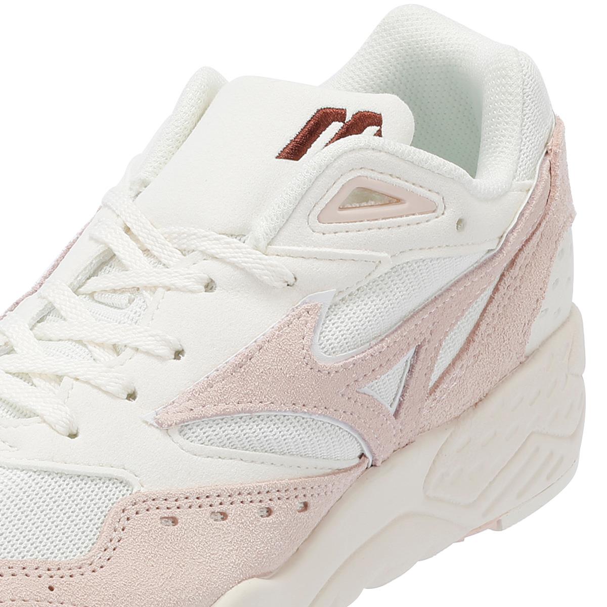 Mizuno Contender Baskets En Daim Rose Cristal/Rose Cristal/Neige.