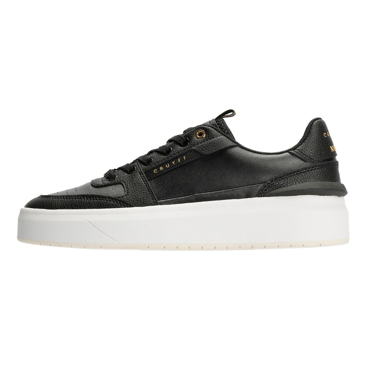 Cruyff Endorsed Tennis Baskets En Cuir Noir Pour Hommes