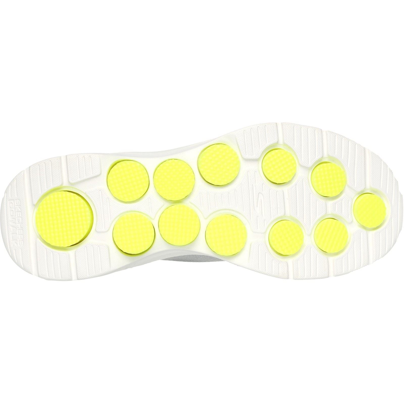 Skechers GO WALK 7 Easy On 2 Baskets En Maille Gris/Jaune Pour Hommes