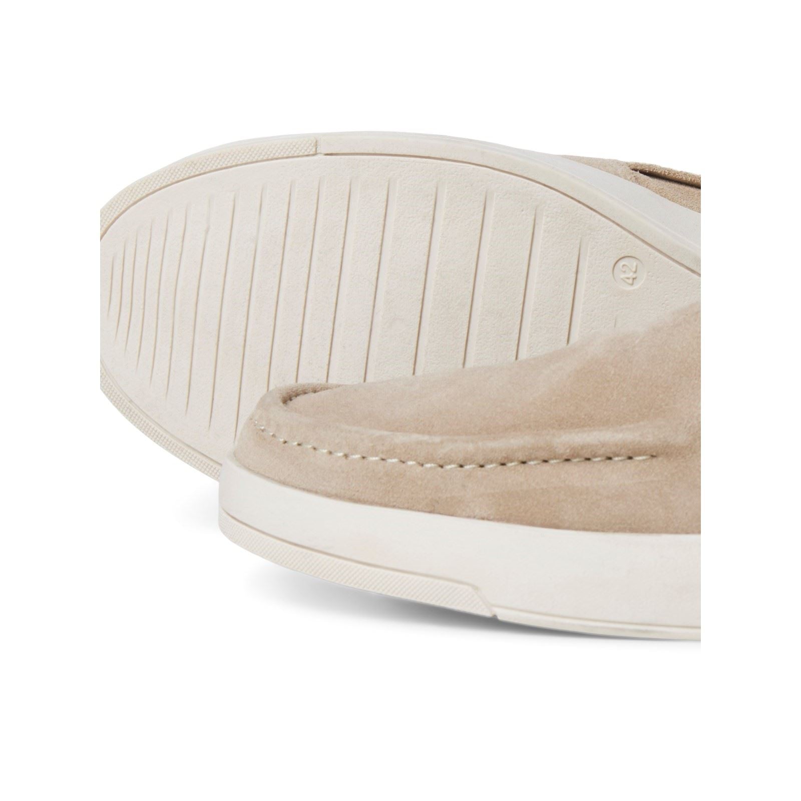 Jack & Jones Maccartney Mocassins Taupe Plaza Pour Homme En Suede