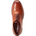 Base London Joe Chaussures Oxford Pour Hommes En Cuir Marron Brûlé