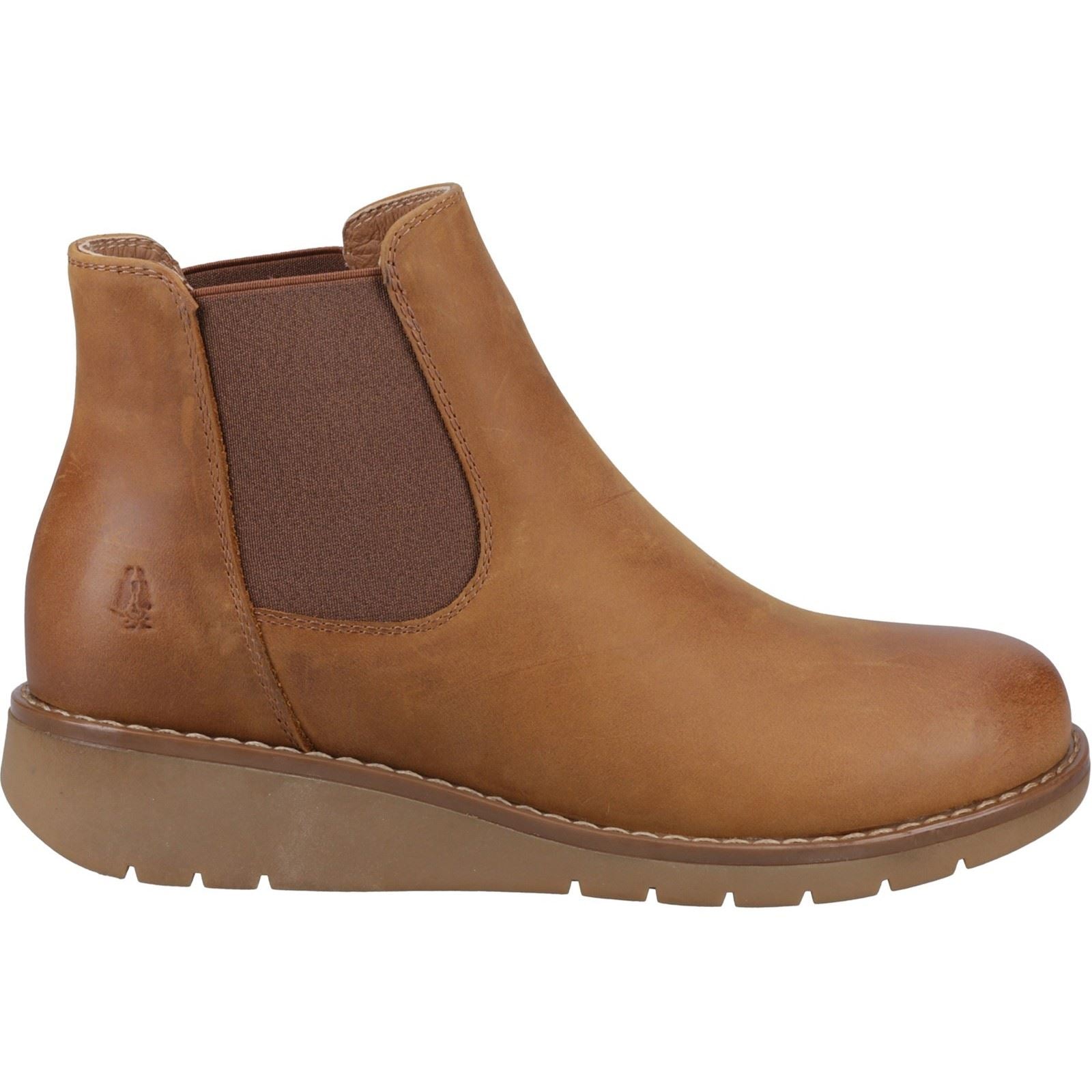 Hush Puppies Leonie Bottes En Cuir Pour Femmes Couleur Tan