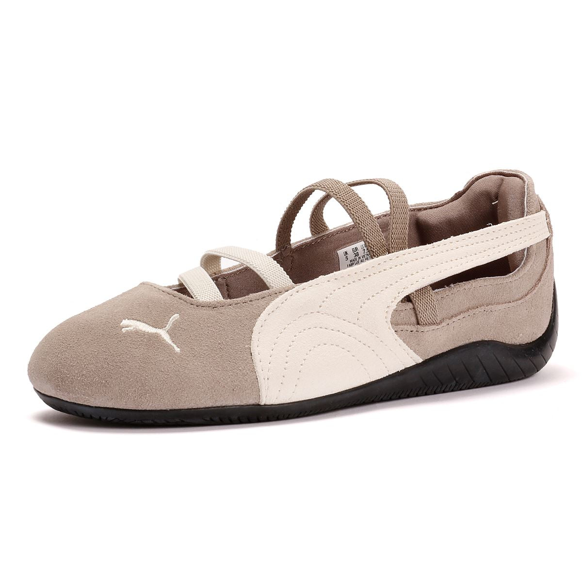 Puma Speedcat Ballet SD Chaussures Grises Pour Femmes En Suède