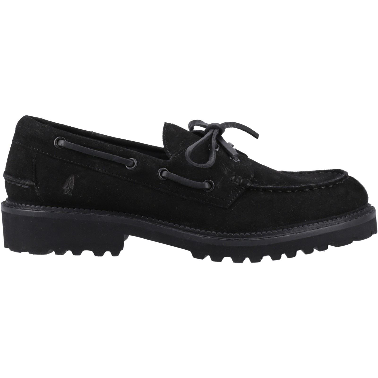 Hush Puppies Geri Femmes Suédoises Mocassins Noirs