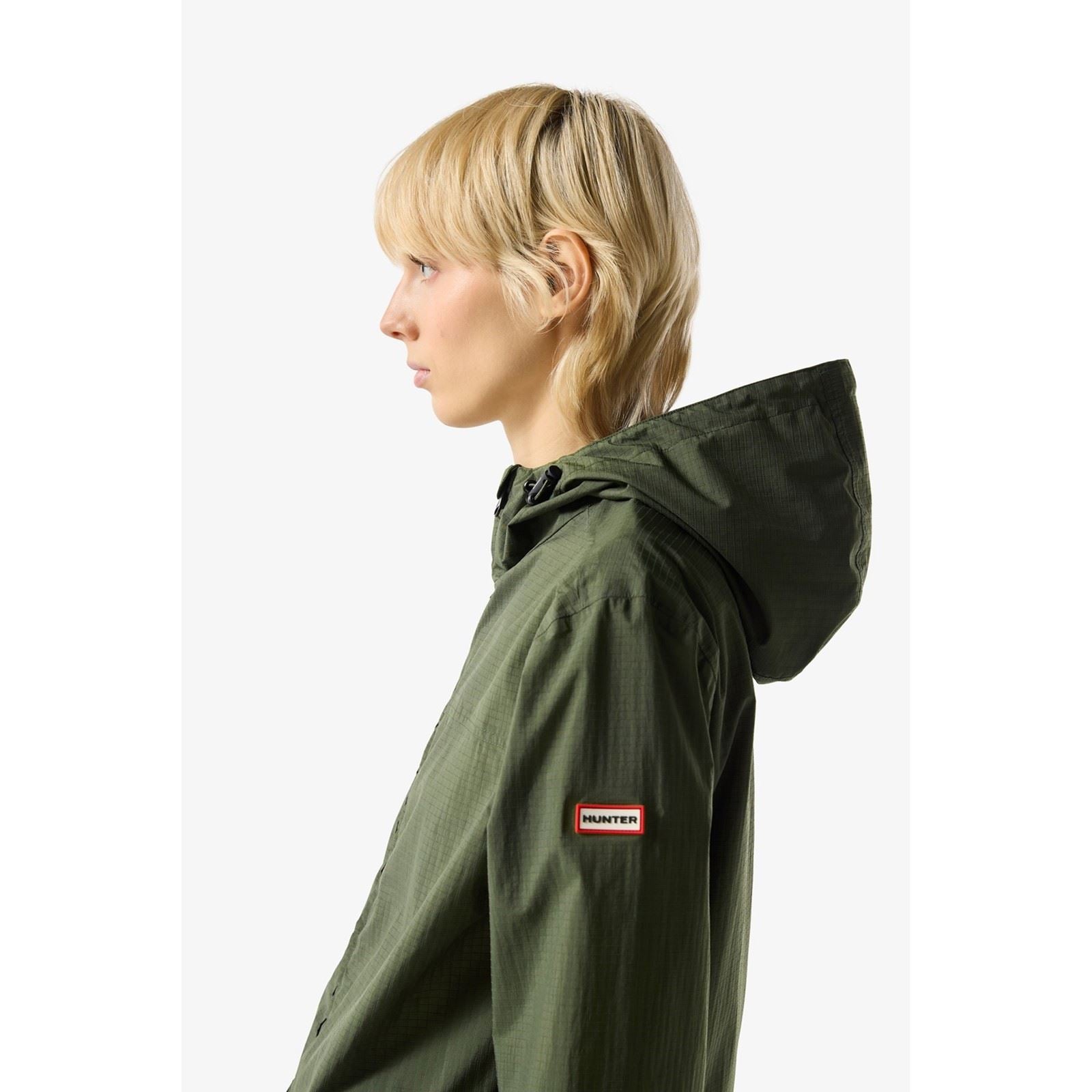 Hunter Packable Rain Veste De Pluie Verte Unisexe Packable