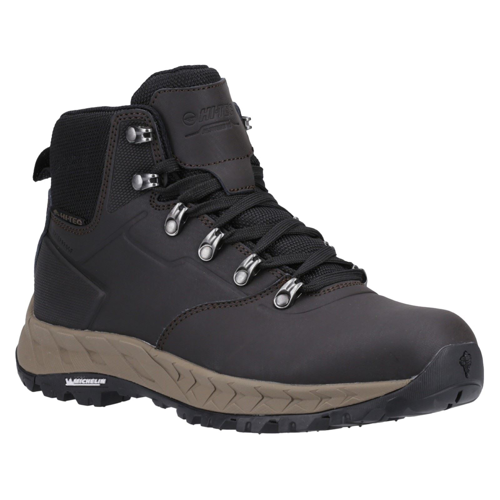 Hi-Tec Altitude VII WP Bottes De Randonnée En Cuir/polyester Pour Homme Couleur Chocolat