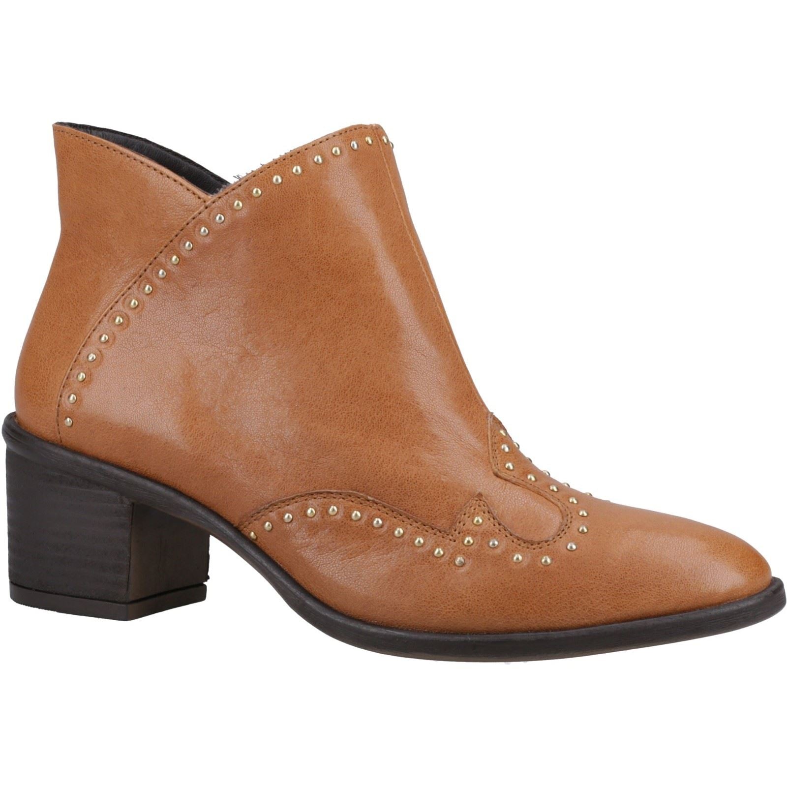 Hush Puppies Waverly Bottes En Cuir Pour Femme Couleur Marron Clair