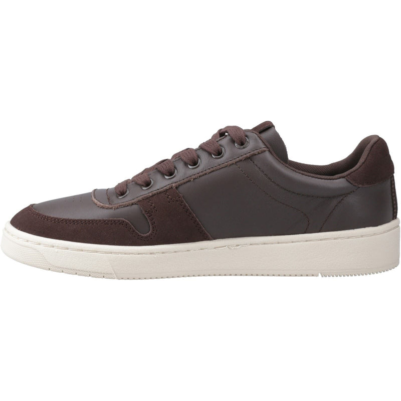 TOMS TRVL Lite Court Baskets En Cuir Marron Pour Hommes