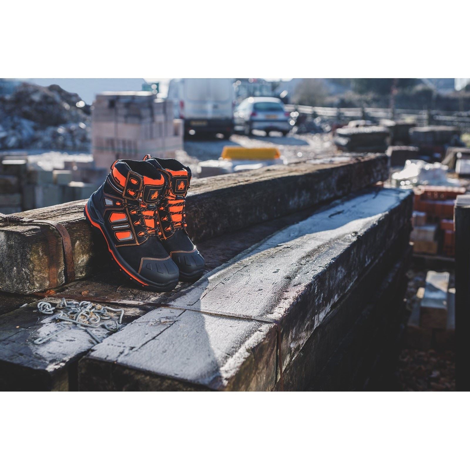 Amblers Safety  Bottes De Sécurité En Cuir Orange Radiant