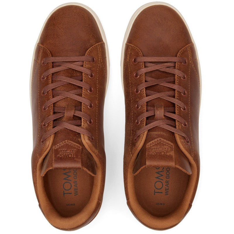 TOMS TRVL Lite 2.0 Baskets En Cuir Pour Hommes Couleur Beige