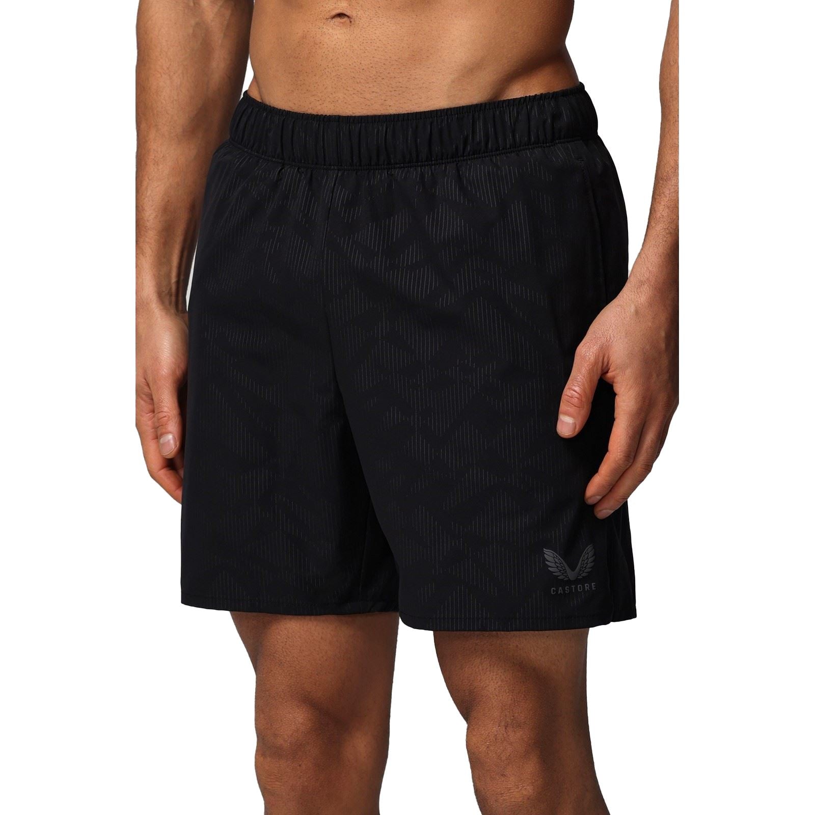 Castore 6" Swim Shorts De Bain Pour Hommes En Polyester Noir
