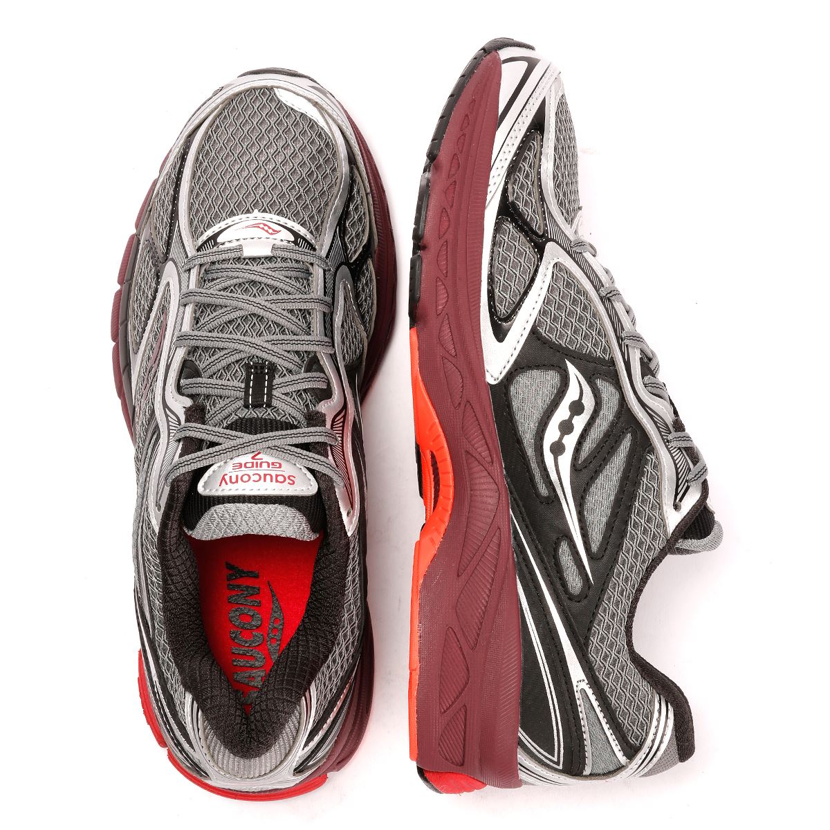 Saucony Progrid Guide 7 Homme Baskets Grises