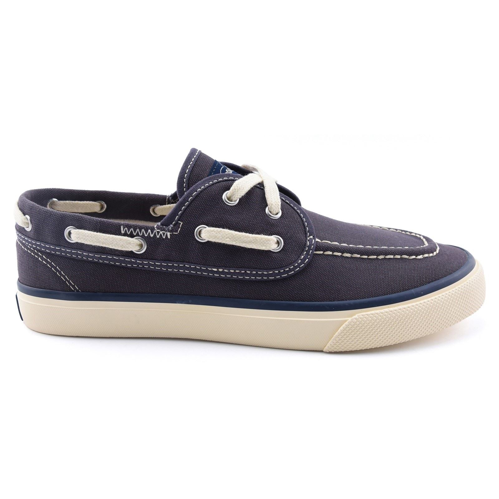 Sperry Classical Seamate Chaussures Bateau Pour Hommes En Coton Bleu Marine