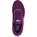 Skechers Go Run Consistent 2.0 Fast Pace Sneakers En Textile Pour Femmes De Couleur Prune