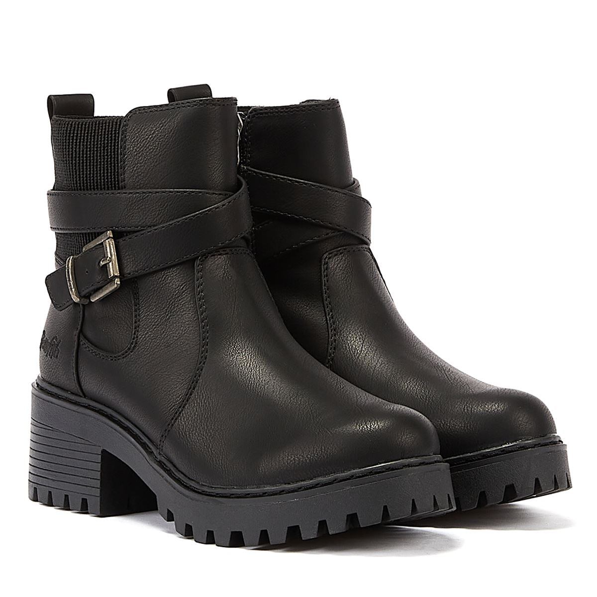 Blowfish Malibu Bottes Noires Pour Femmes À Talons Hauts