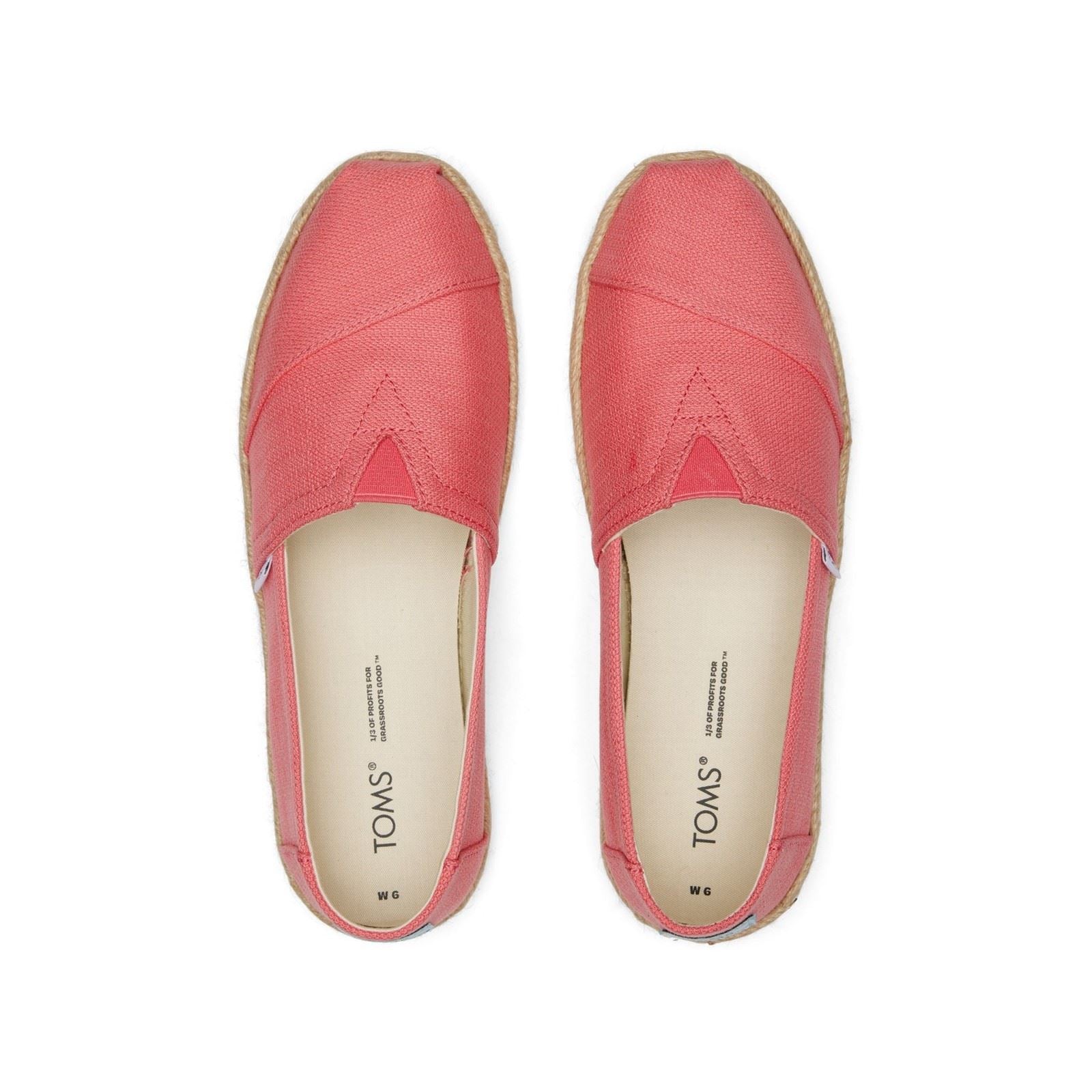 TOMS Alpargata Rope Espadrilles En Lyocell Pour Femme De Couleur Pêche