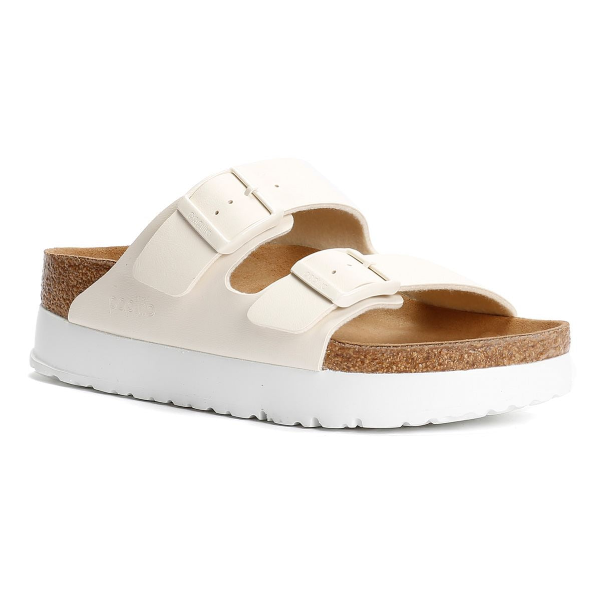 Birkenstock Arizona Flex Narrow Fit Sandales Blanches Pour Femmes