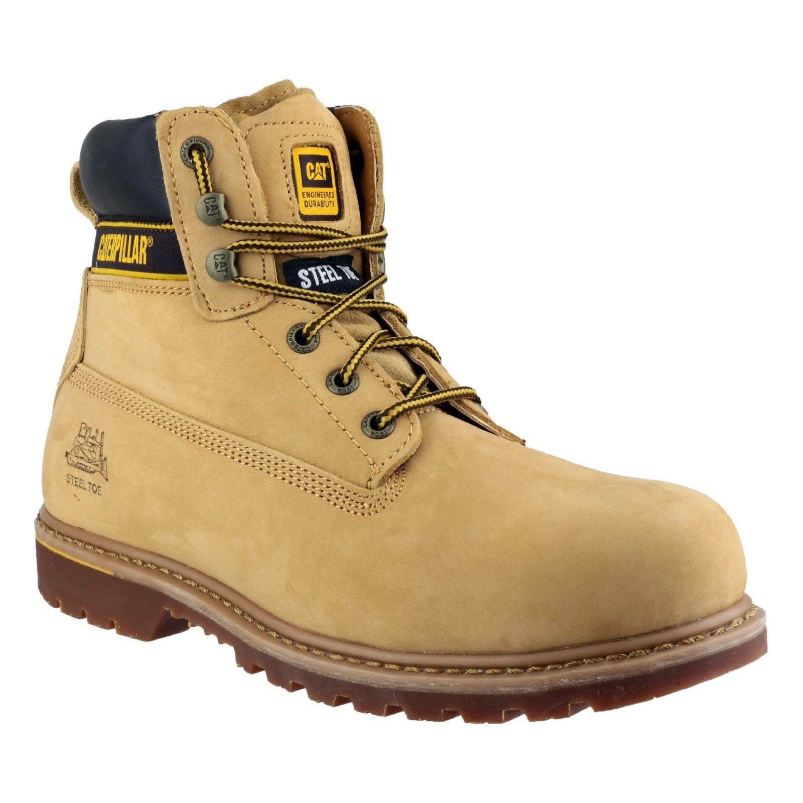 Caterpillar  Bottes De Sécurité En Cuir Honey Holton S3