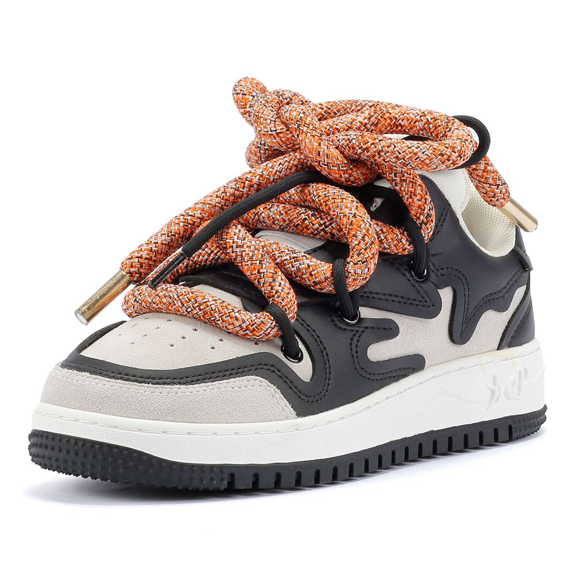 Acupuncture Acu Fat Laces Baskets En Daim Noires/Blanches