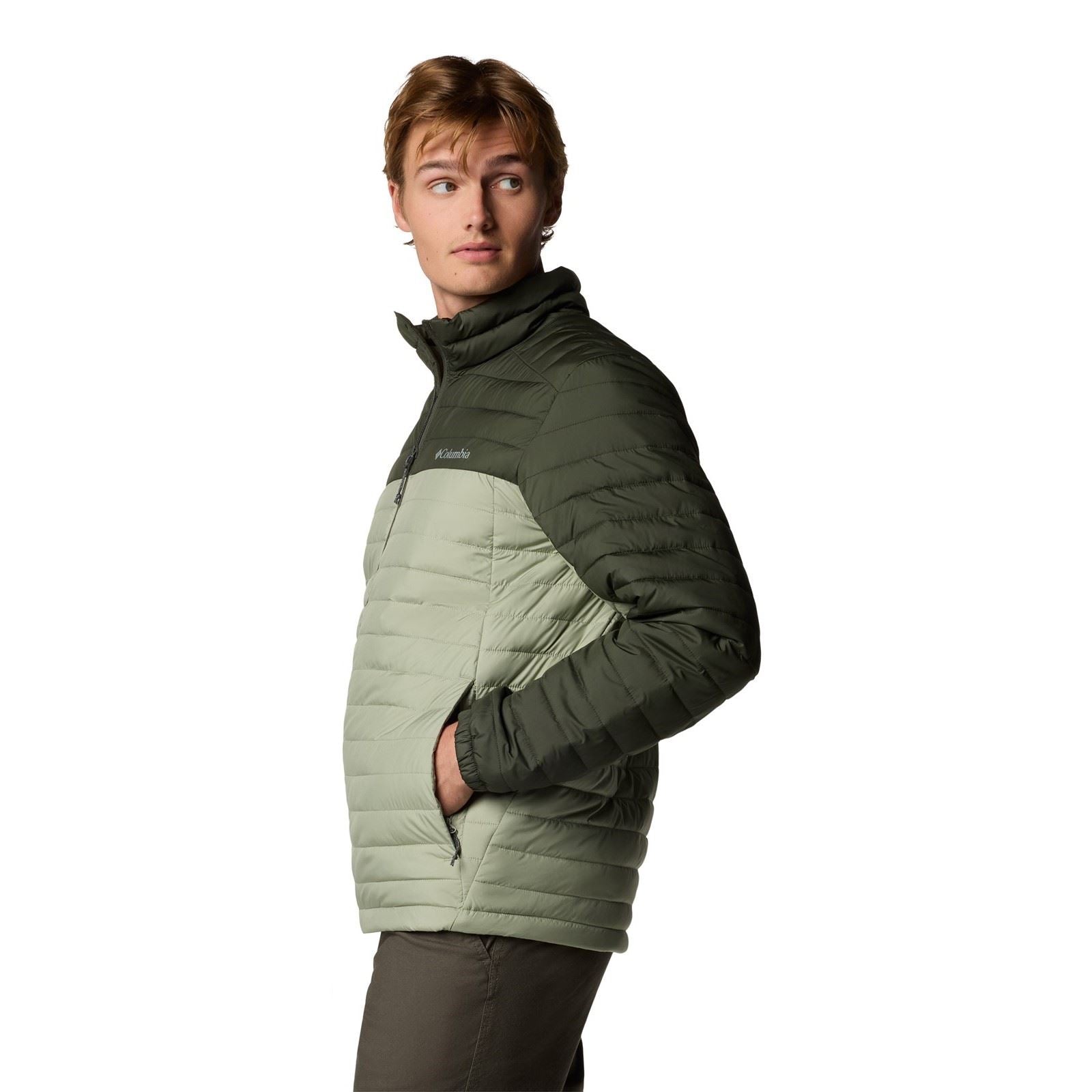 Columbia Silver Falls II Jacket Veste Doudoune Verte Pour Homme
