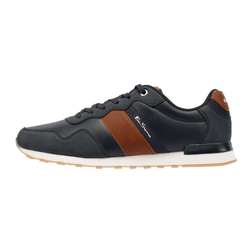 Ben Sherman Owen Retro Baskets Bleues Pour Hommes