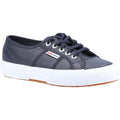Superga 2750 Baskets En Cuir Bleu Marine Pour Femme