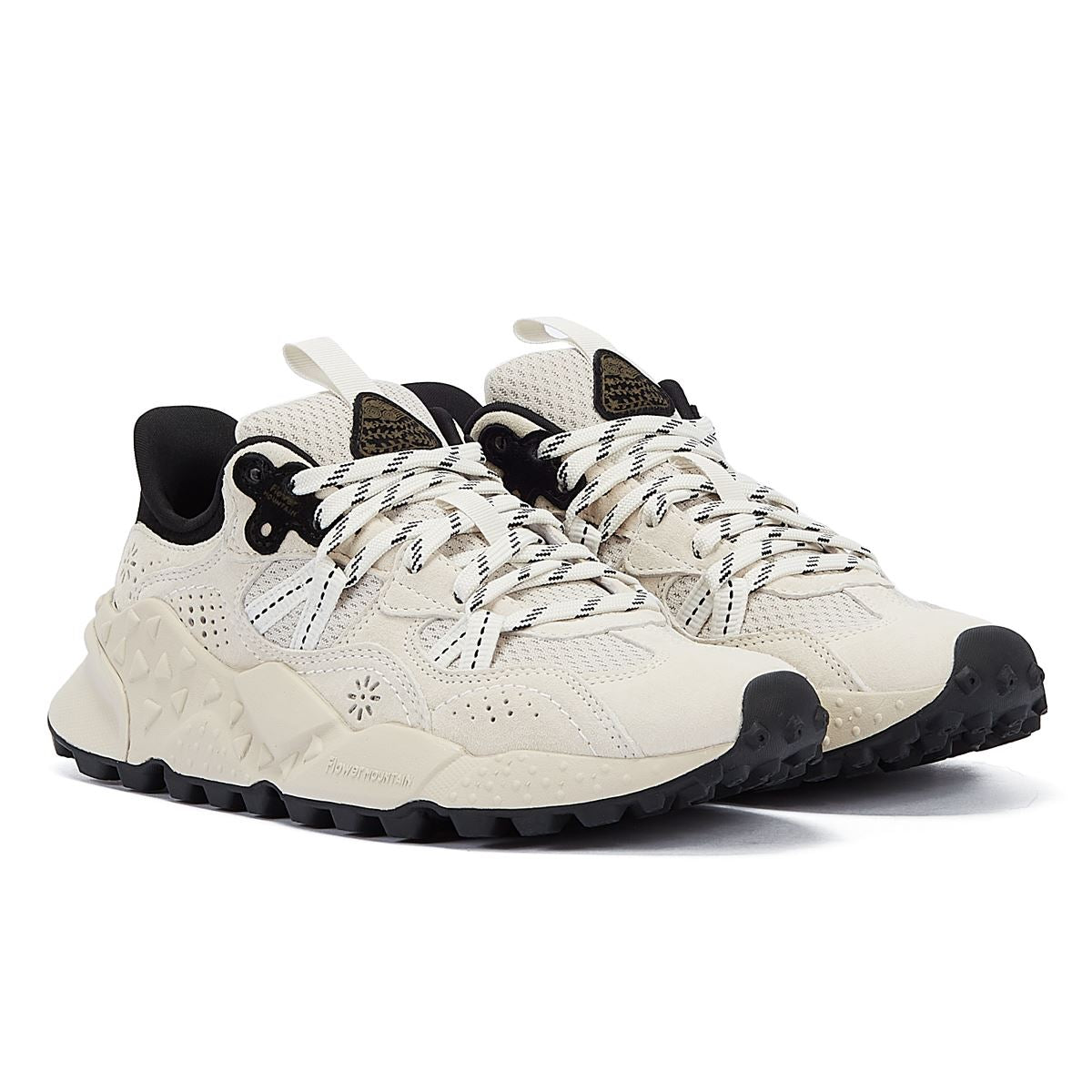 Flower Mountain Tiger Hill Baskets En Daim Blanc/Noir