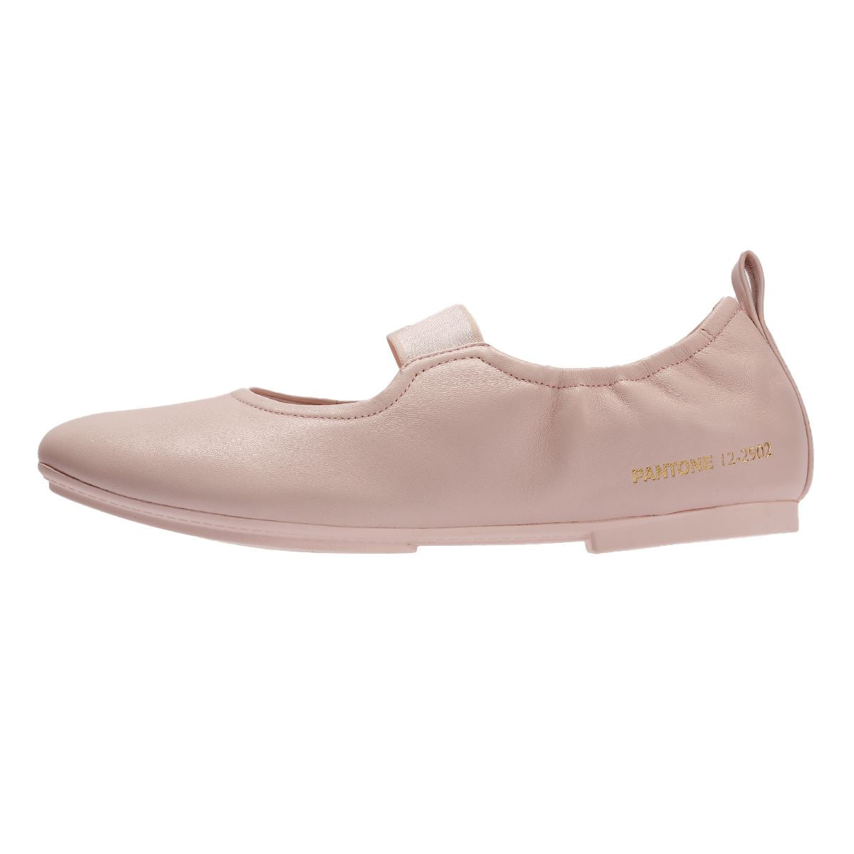 FitFlop X Pantone Delicato Mary Jane Chaussures En Cuir Roses Pour Femmes