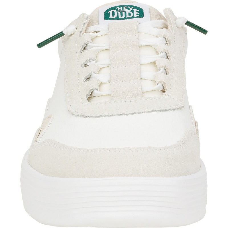 HEYDUDE Hudson Classic Baskets Légères Beiges/Blanches Pour Hommes Suede