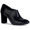 Geox D PHEBY Talons Hauts En Cuir Nappa Pour Femme, Couleur Noire