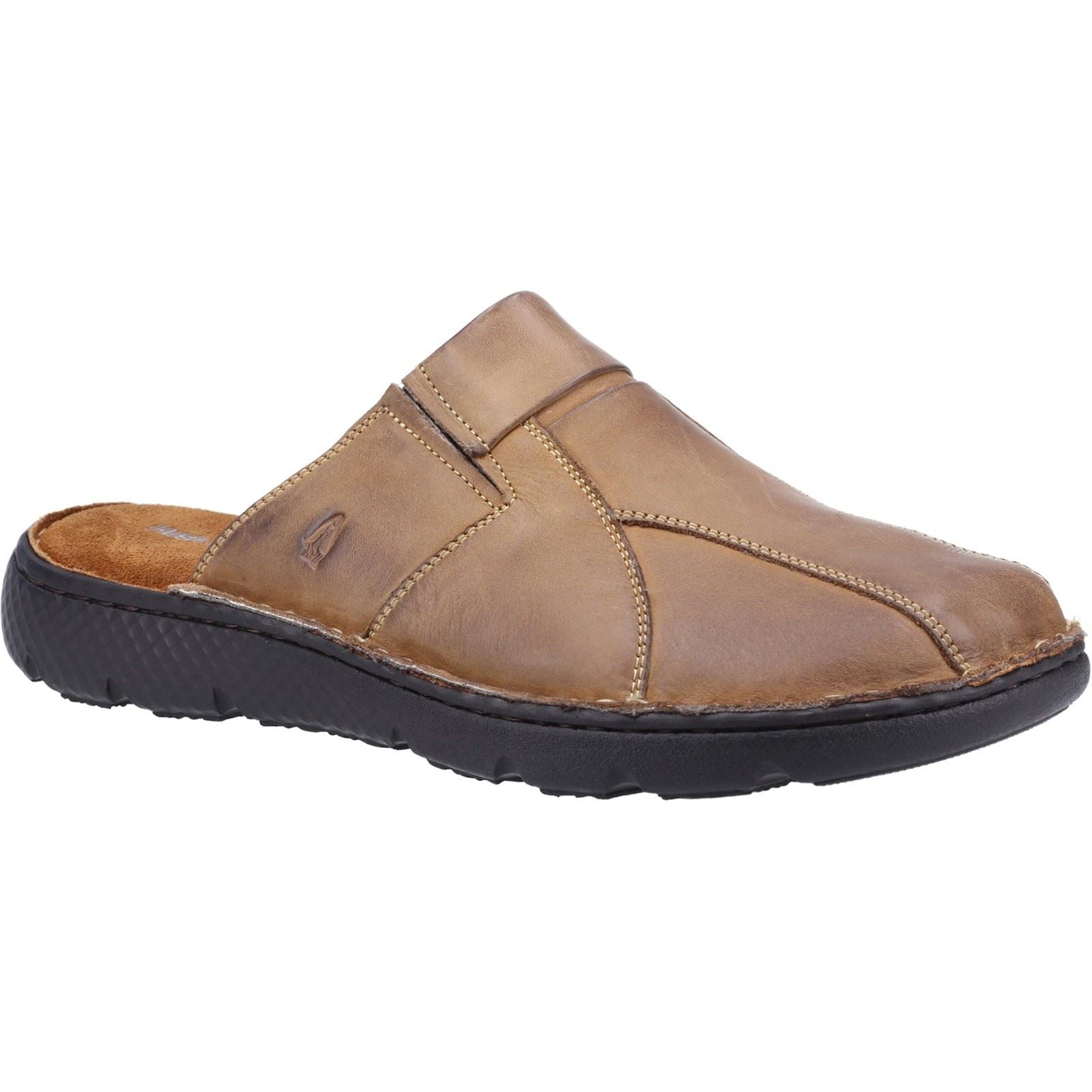 Hush Puppies Carson Mules En Cuir Pour Hommes Couleur Olive