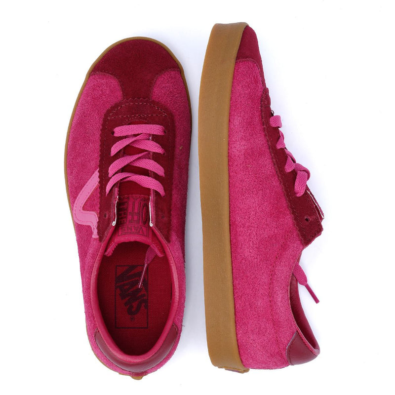Vans Sport Low Baskets Femme En Daim Rose
