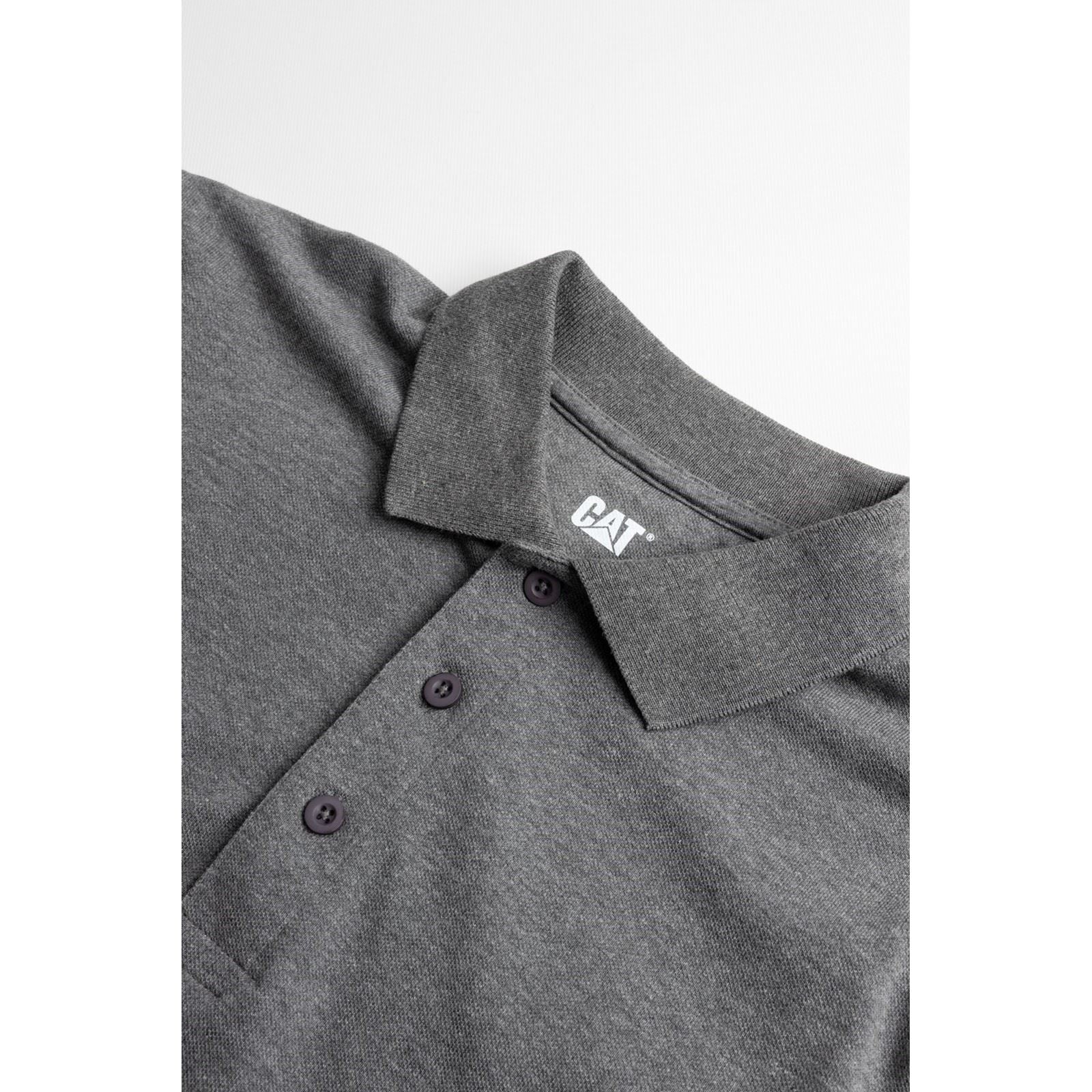 Caterpillar Essentials Polo En Coton Pour Hommes Gris
