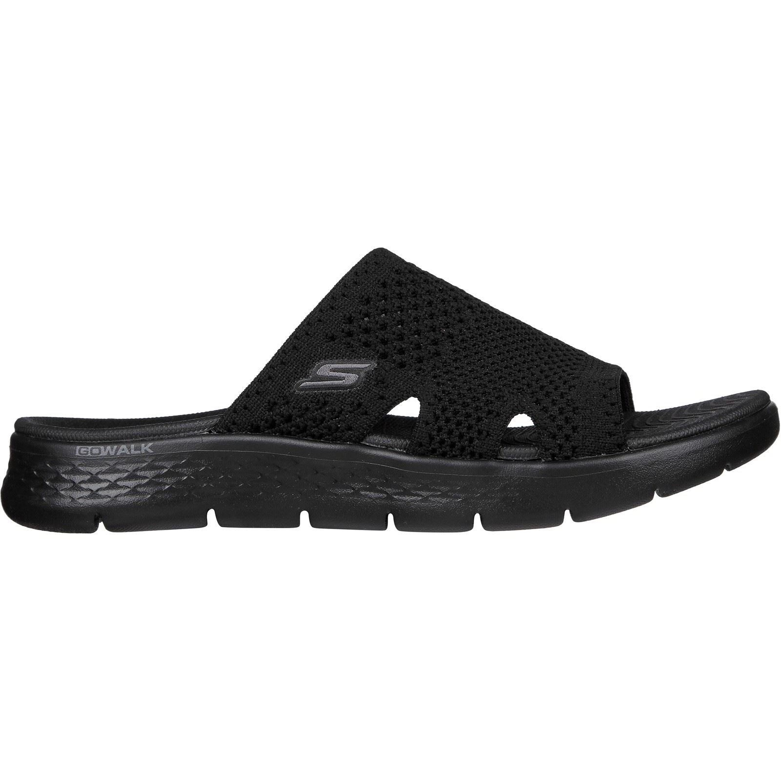 Skechers GO WALK Flex Elation Sandales Noires Pour Femmes En Synthétique